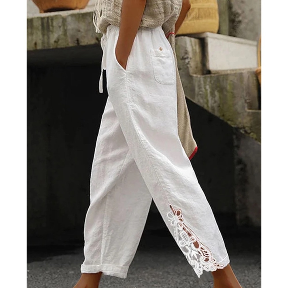 Eyelet Lace Pants